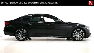 2017 67 REG BMW 5 SERIES 3.0 540I M SPORT AUTO XDRIVE