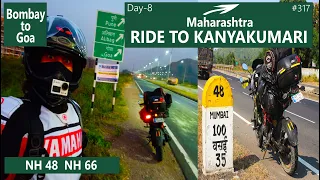 Ride to Kanyakumari | MUMBAI TO GOA BY ROAD | DAY 7
