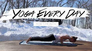 I Did Yoga Every Day For a Month!