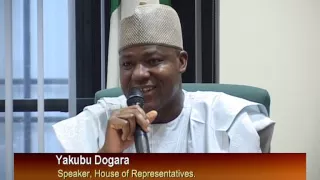 SPEAKER DOGARA RECIEVES IPMAN