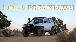 Toyota 4th Gen 4runner Build Breakdown! Built For Adventure!