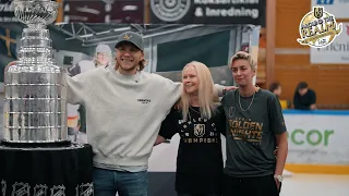 William Karlsson Brings the Stanley Cup to Sweden