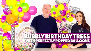 Creating a Neon Birthday Balloon Tree! | With Loretta from Perfectly Popped Balloons - BMTV 469
