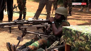 Ghana Armed Forces holds demonstration on Land Combat Firepower 2021