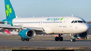 AER LINGUS "SHAMROCK" A321NEO LANDING AT BARCELONA AIRPORT