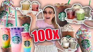 Ich lade 100 Menschen bei Starbucks ein 😳 | Bibi