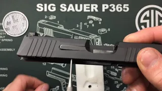 Sig Sauer P365 extractor removal and installation