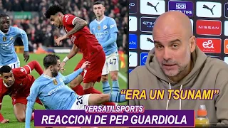 PEP GUARDIOLA REACCIONA a LUIS DIAZ y LIVERPOOL vs MANCHESTER CITY