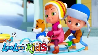 Christmas Joyful Sled -  BEST KIDS Christmas Songs | LooLoo KIDS