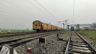 WHAT A SPEED BY WAP4  😍 Unbelievable 😍😍 - KOAA - JAT EXPRESS ATTACKS MASAGRAM - INDIAN RAILWAYS