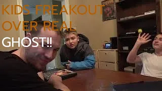 KIDS FREAK OUT OVER REAL GHOST!!