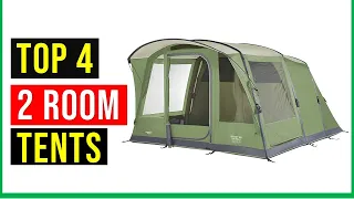 ✅Top 4 Best 2 Room Tents for Camping | The Best 2 Room Tent for Camping or Hiking 2022 - Reviews