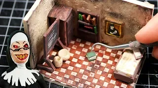 Making EVIL NUN'S Miniature School in POLYMER CLAY! (First Room)