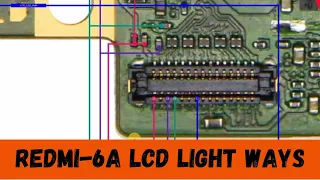 Redmi 6a display light problem and solution|| redmi 6 lcd light ways||#short #diagram #xiaomi #disp