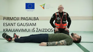 Pirmoji pagalba užspringus ir esant gausiam kraujavimui iš žaizdos