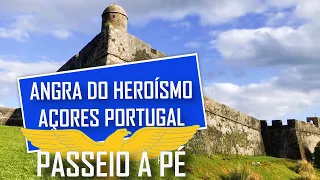 CIDADE MODELO PARA O BRASIL? PASSEIO A PÉ POR ANGRA DO HEROISMO AÇORES PORTUGAL (Viver em Portugal)