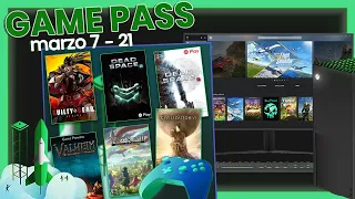 🧶 GAME PASS: los juegos del 7 al 21 de marzo y salidas. 📃