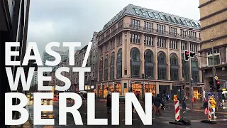 Checkpoint Charlie – Potsdamer Platz | 4K LIVE - Rainy Berlin Walking Tour
