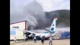 Упал самолет в Нижнеангарске