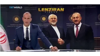 Report of Iranian and Turkish TV about Javad Zarif negotiation in Ankara