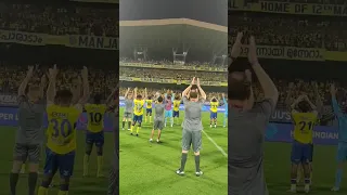 Post-Match Celebration in #Kochi 🙏💛 | #HeroISL #KeralaBlasters #Shorts