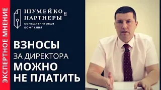 КОГДА ДИРЕКТОР-УЧРЕДИТЕЛЬ | Взносы за директора можно не платить