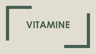 Vitamine einfach und kurz erklärt