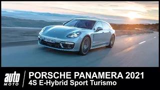 2021 Porsche Panamera 4S E-Hybrid Sport Turismo ESSAI POV Auto-Moto.com
