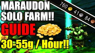 Solo Maraudon Farming Guide | 30-55g / Hour!!!