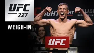 UFC 227: Weigh-in