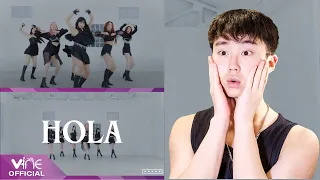 SECRET NUMBER "HOLA" Choreography Video REACTION