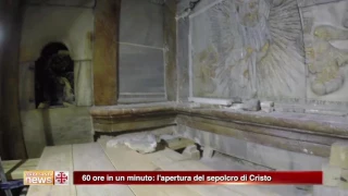 60 ore in un minuto: l’apertura del Sepolcro di Cristo