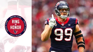 He’s comin’ home: J.J. Watt is joining the Texans Ring of Honor