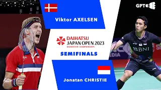Viktor AXELSEN vs Jonatan CHRISTIE  at [JAPAN OPEN Final 2023]