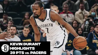 Kevin Durant Highlights | 39 Points vs. Indiana Pacers