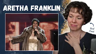 Vocal Coach Reacts to ARETHA FRANKLIN - (You Make Me Feel Like) A Natural Woman LIVE