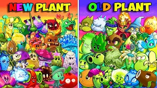 All Plants Team NEW vs OLD Battlez - Who Will Win? - PvZ 2 Team Plant vs Team Plant