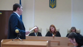 суд Рафаел Лусваргі - виступає прокурор Ігор Вовк - prosecutor about Rafael Lusvarghi