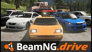 Incredible Stunts & Jump Fails - Beam.NG Drive #1