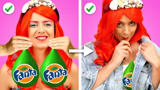 DISNEY PRINCESSES SNEAK FOOD into CLASS! Funny School Pranks With Elsa, Ariel and Maleficent