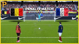 Belgium vs France | Penalty Shootout | Euro 2024 | eFootball 2024 Gameplay #football #ronaldo