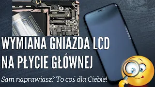 iPhone 6S Plus - problem z podświetleniem - wymiana gniazda LCD