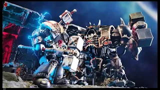 Chaos Invade！ Grey Knights Assemble！！！Nemesis Dreadknight Participate in WAR【Stop Motion Animation】