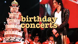 Michael Jackson's 4 BIRTHDAY CONCERTS
