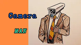 💥How to draw Brown Cameraman 🔥Skibidi Toilet