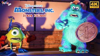 Monsters, Inc Scare Island | The Movie 4K | All Game Cutscenes | ZigZagGamerPT