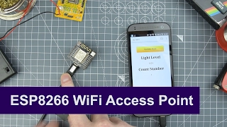 ESP8266 WiFi Access Point Examples with the Arduino IDE