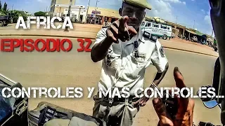 CONTROLES y más CONTROLES en Burkina Faso | África #32 | Vuelta al mundo en moto