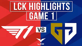 T1 vs GEN Highlights Game 1 | LCK 2024 Spring | T1 vs Gen.G