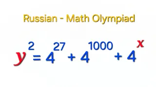 A nice exponential equation to solve| Russian -Math Olympiad #math #matholympiad